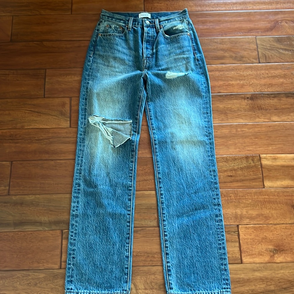 Pistola High Rise Women Jeans - Distressed Blue